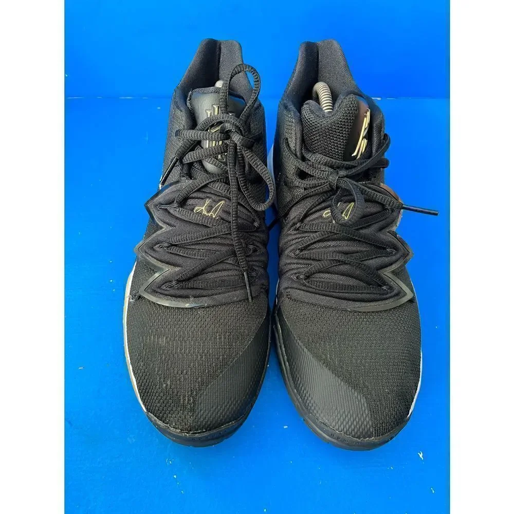 Nike Boys Kyrie 5 AQ2456-007 Black Basketball Shoes Sneakers Size 7Y